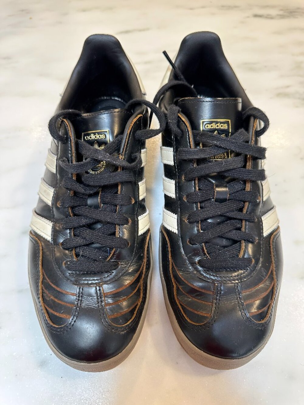 Adidas Originals Gazelle Indoor Core Black/Cream White/Gum US Men's 10